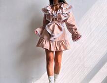 Котонова сукня декорована мереживом    Котонова сукня декорована мереживом    | PUSHKA SHOP