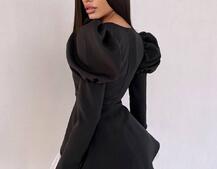 Сукня з об'ємними рукавами + спідниця з воланами Сукня з об'ємними рукавами + спідниця з воланами | PUSHKA SHOP