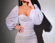 Корсетна сукня з чашечками з ефектом push up з драпіруванням   Корсетна сукня з чашечками з ефектом push up з драпіруванням   | PUSHKA SHOP