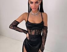 Комплект: корсет+ рукавички + спідниця максі Комплект: корсет+ рукавички + спідниця максі | PUSHKA SHOP