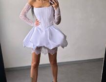 Комплект: корсет з рукавичками + спідниця  | PUSHKA SHOP