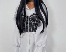 Приталена сукня-сорочка+корсет, декорований стразами Приталена сукня-сорочка+корсет, декорований стразами | PUSHKA SHOP