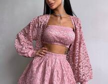 Мереживний комплект трійка  Мереживний комплект трійка  | PUSHKA SHOP