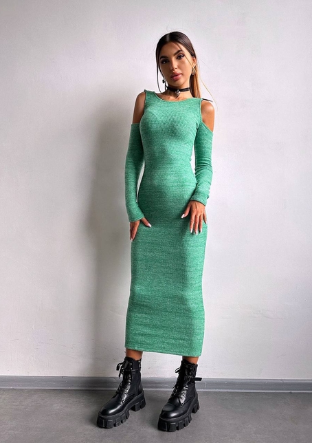Трикотажна сукня міді    | PUSHKA SHOP