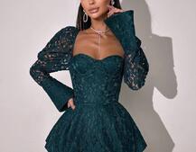 Мереживна сукня з чашечками  Мереживна сукня з чашечками  | PUSHKA SHOP