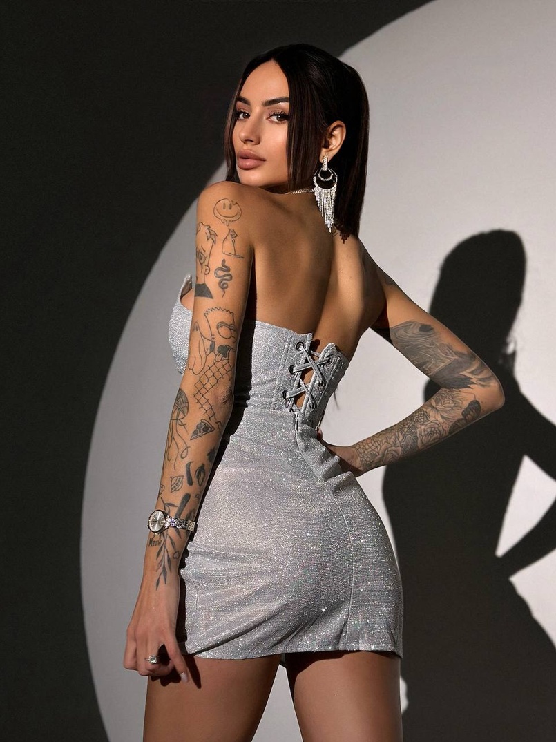 Сяючий комплект: корсет + спідниця   | PUSHKA SHOP