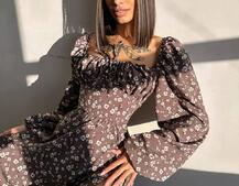 Улюблена сукня-міді зі шнурівкою на талії  Улюблена сукня-міді зі шнурівкою на талії  | PUSHKA SHOP