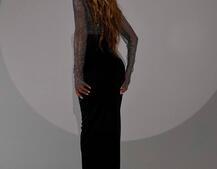 Сукня міді з сяючим топом  Сукня міді з сяючим топом  | PUSHKA SHOP