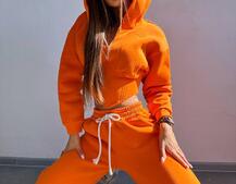 Комплект на флісі : худі з елементами корсету + штани  Комплект на флісі : худі з елементами корсету + штани  | PUSHKA SHOP