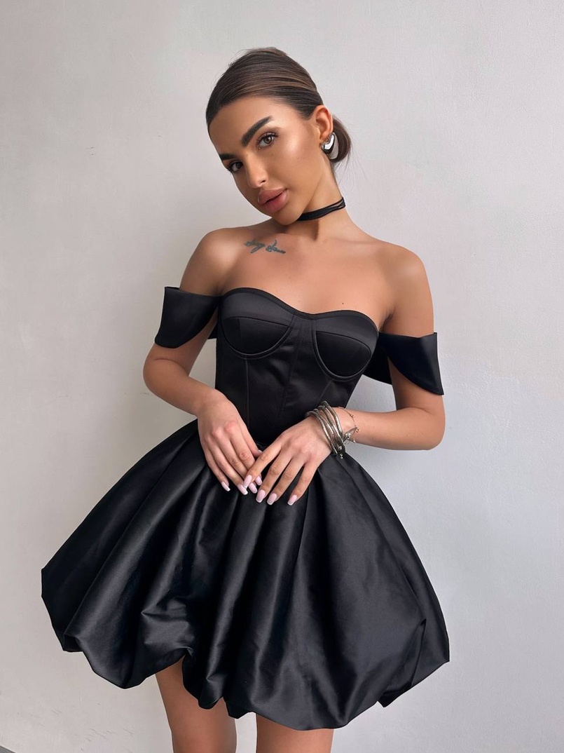 Комплект : корсет  з чашечками+ спідниця балон  | PUSHKA SHOP