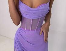 Комплект: корсет декорований стразами + спідниця максі  Комплект: корсет декорований стразами + спідниця максі  | PUSHKA SHOP