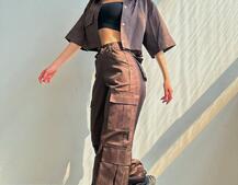 Комплект:  сорочка та штани карго Комплект:  сорочка та штани карго | PUSHKA SHOP