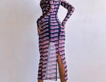 Сукня міді з принтом  Сукня міді з принтом  | PUSHKA SHOP