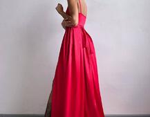 Атласна сукня максі  Атласна сукня максі  | PUSHKA SHOP