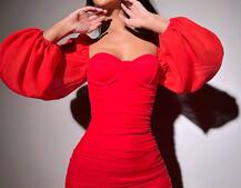 Корсетна сукня з чашечками з ефектом push up з драпіруванням   Корсетна сукня з чашечками з ефектом push up з драпіруванням   | PUSHKA SHOP