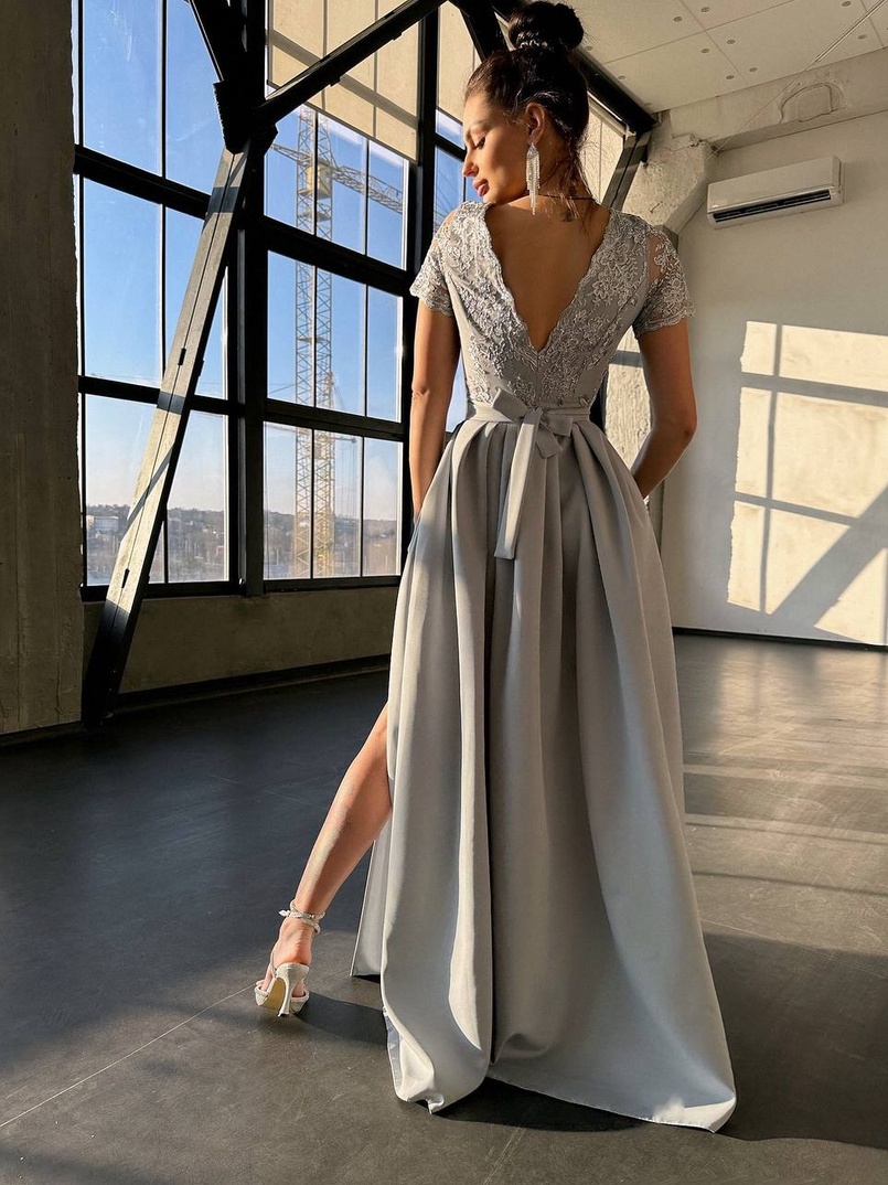 Сукня максі з мереживом  Сукня максі з мереживом  | PUSHKA SHOP