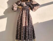 Улюблена сукня-міді зі шнурівкою на талії  Улюблена сукня-міді зі шнурівкою на талії  | PUSHKA SHOP