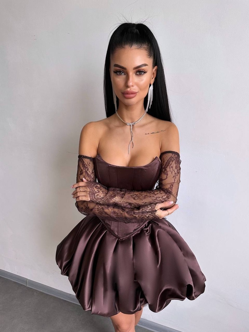 Комплект: корсет з рукавичками + спідниця  | PUSHKA SHOP