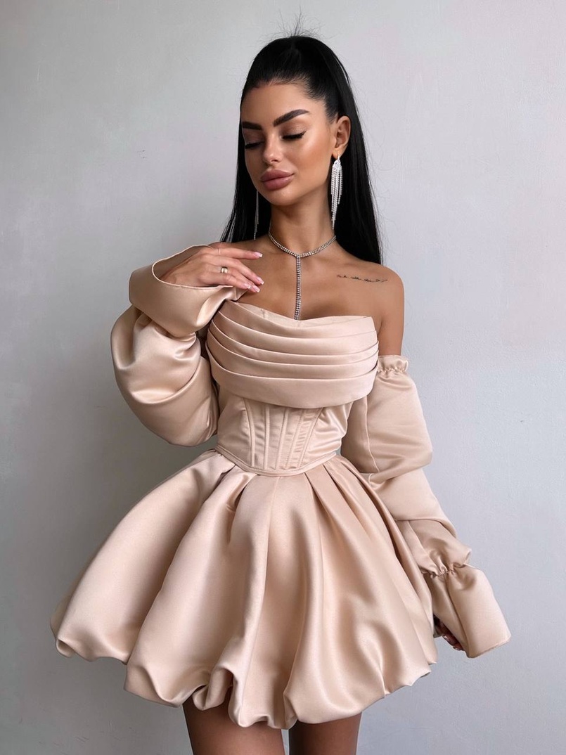 Комплект : корсет з рукавами  + спідниця балон  | PUSHKA SHOP