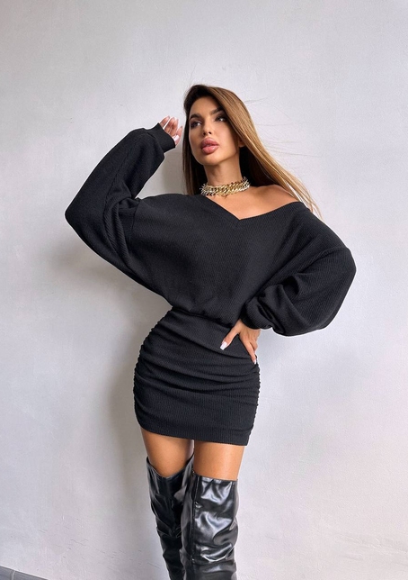 Трикотажна сукня міні  | PUSHKA SHOP