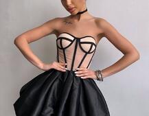 Комплект : корсет  з чашечками+ спідниця балон  | PUSHKA SHOP