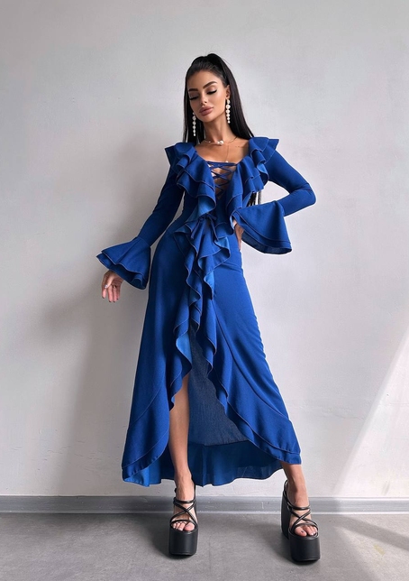 Сукня з воланами  | PUSHKA SHOP