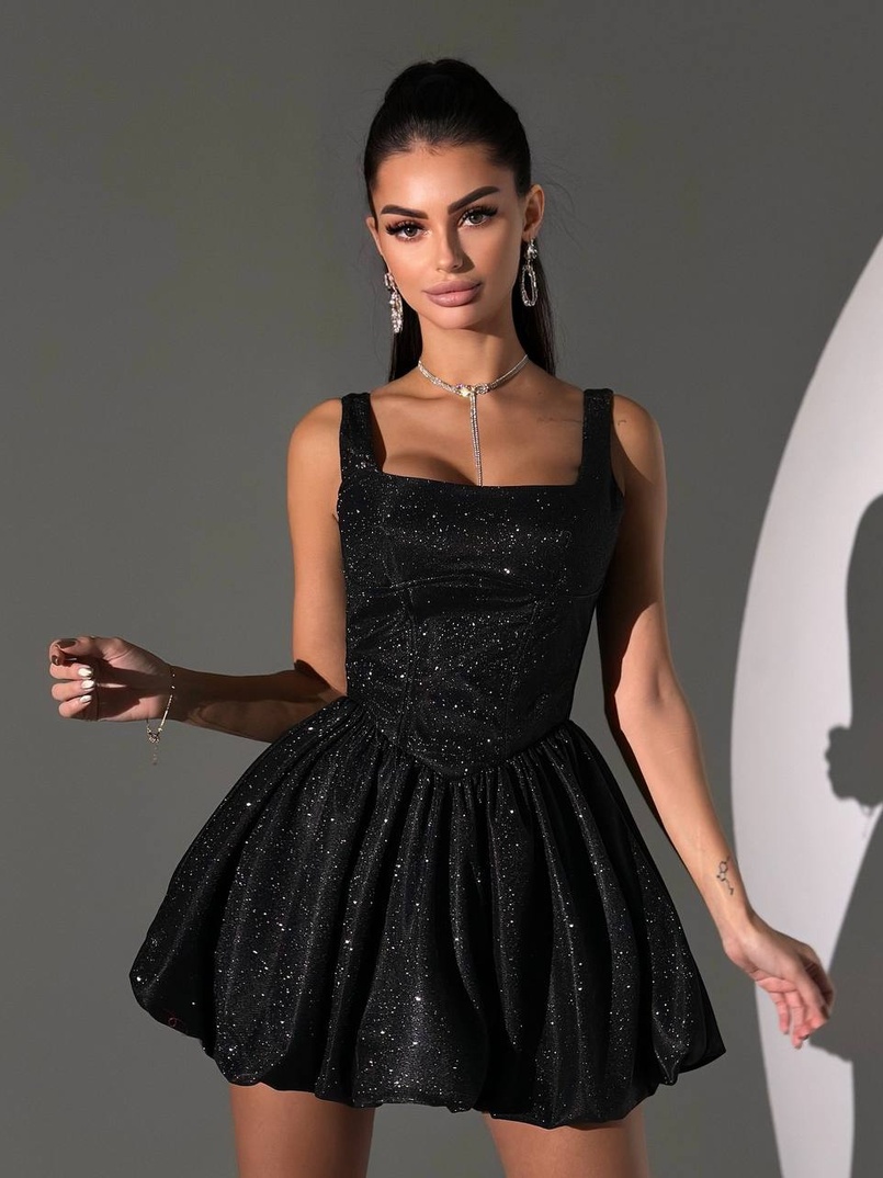 Сяюча корсетна сукня міні Сяюча корсетна сукня міні | PUSHKA SHOP