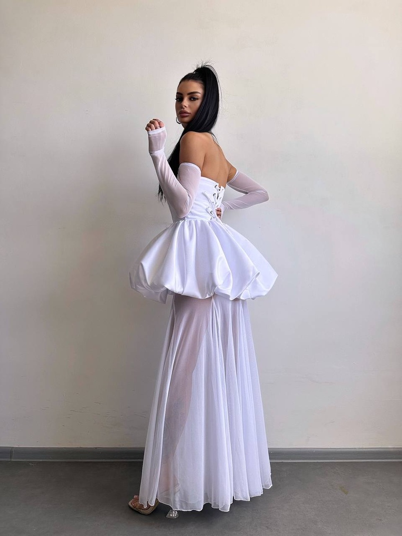 Вишуканий комплект із сукні та спідниці із сітки ✨ | PUSHKA SHOP