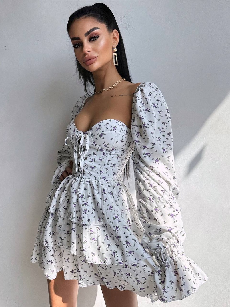 Корсетна сукня -бюстьє з пишною спідницею  Корсетна сукня -бюстьє з пишною спідницею  | PUSHKA SHOP