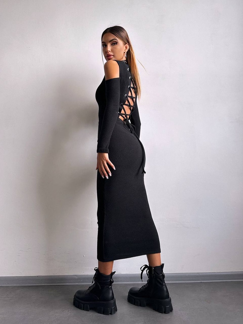 Трикотажна сукня міді    Трикотажна сукня міді    | PUSHKA SHOP