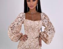 Мереживний комплект: корсет + спідниця міні Мереживний комплект: корсет + спідниця міні | PUSHKA SHOP