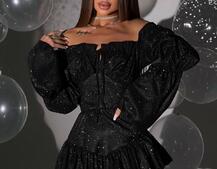 Сукня із пишною спідницею та воланами Сукня із пишною спідницею та воланами | PUSHKA SHOP