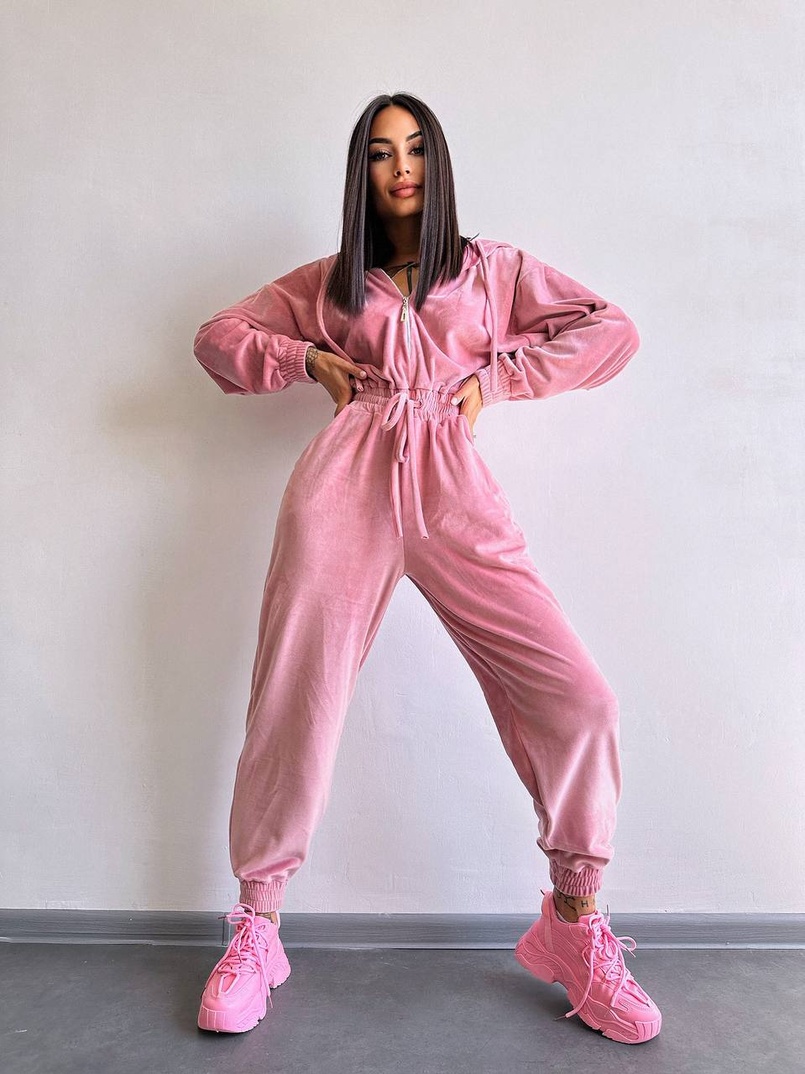 Велюровий комбінезон   Велюровий комбінезон   | PUSHKA SHOP