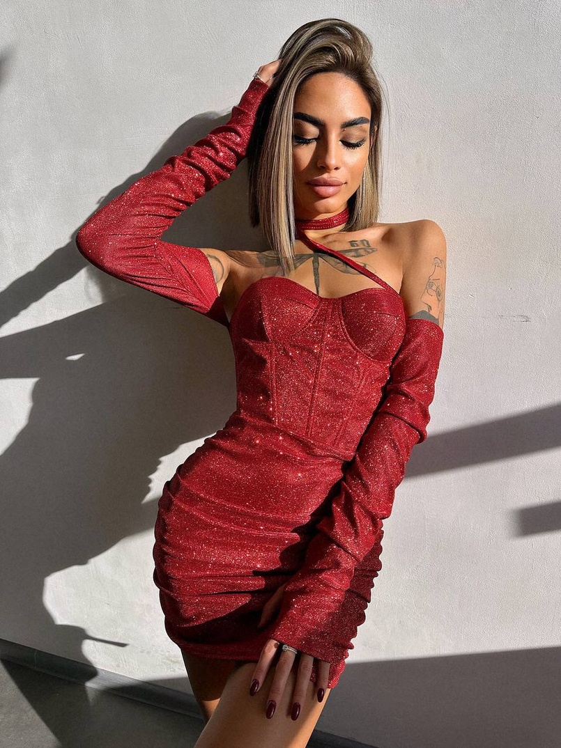 Сяюча корсетна сукня бюстьє Сяюча корсетна сукня бюстьє | PUSHKA SHOP