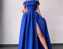 Сукня максі з відкритими плечима  Сукня максі з відкритими плечима  | PUSHKA SHOP