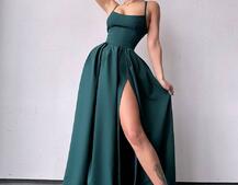 Сукня максі  зі шнурівкою на спинці Сукня максі  зі шнурівкою на спинці | PUSHKA SHOP