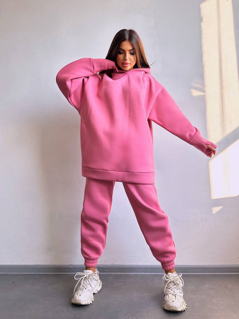 Теплий комплект: худі + спортивні штани Теплий комплект: худі + спортивні штани | PUSHKA SHOP