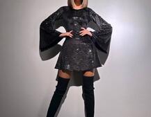 Сукня міні  з розкльошоними рукавами та шнурівкою на спинці  Сукня міні  з розкльошоними рукавами та шнурівкою на спинці  | PUSHKA SHOP