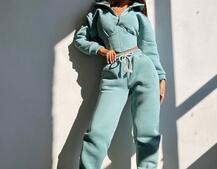 Комплект на флісі : худі з елементами корсету + штани  Комплект на флісі : худі з елементами корсету + штани  | PUSHKA SHOP