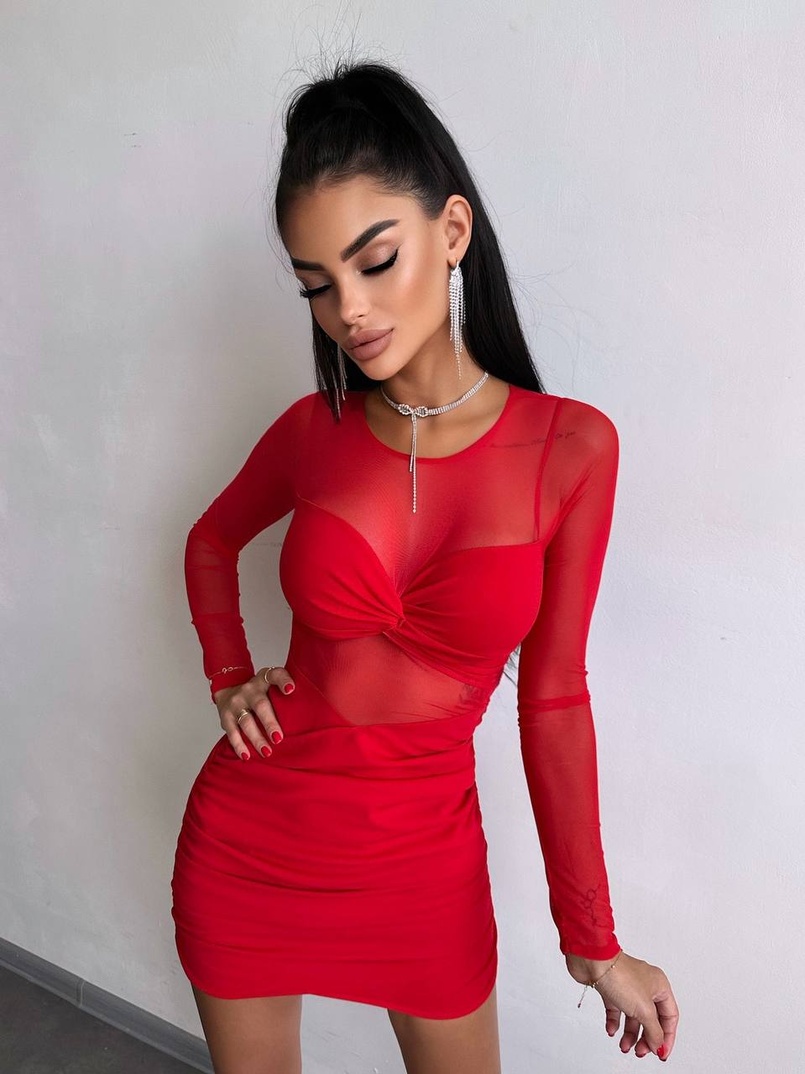 Сукня з драпіруванням  Сукня з драпіруванням  | PUSHKA SHOP