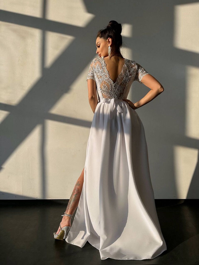 Сукня максі з мереживом  Сукня максі з мереживом  | PUSHKA SHOP