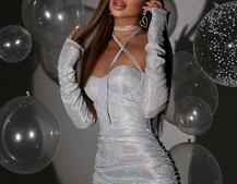 Сяюча корсетна сукня бюстьє | PUSHKA SHOP