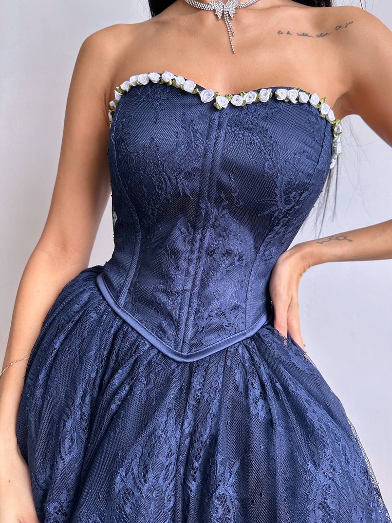 Романтичний комплект із корсета та мереживної спідниці ✨ | PUSHKA SHOP