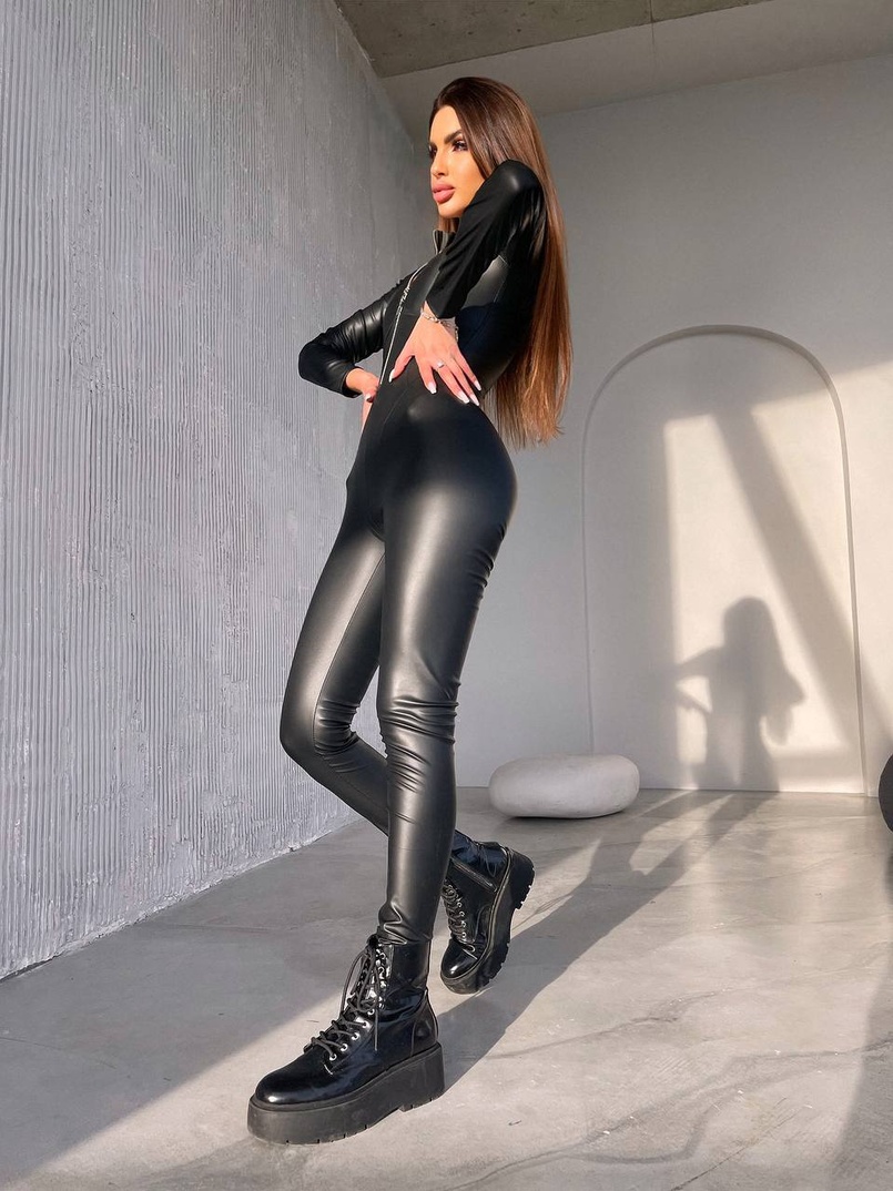 Комбінезон з еко-шкіри   Комбінезон з еко-шкіри   | PUSHKA SHOP