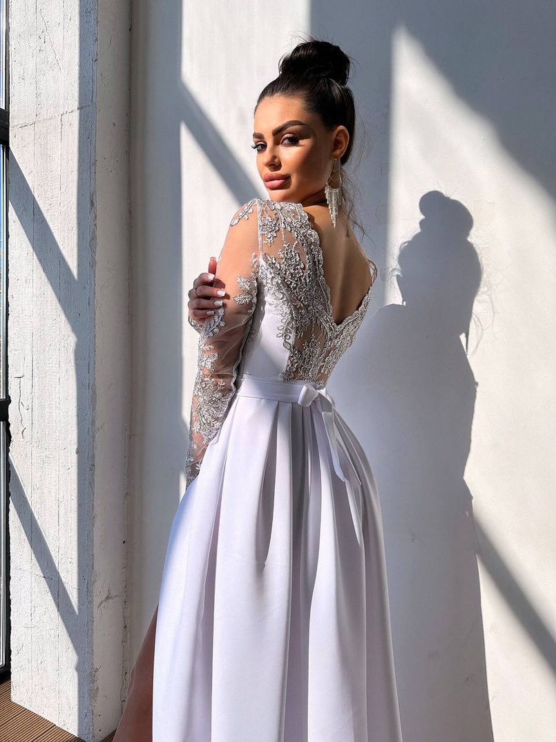 Сукня максі з мереживом  Сукня максі з мереживом  | PUSHKA SHOP