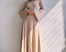 Трикотажна сукня зі шнурівкою на спинці    Трикотажна сукня зі шнурівкою на спинці    | PUSHKA SHOP