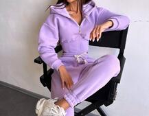 Комплект на флісі : худі з елементами корсету + штани  Комплект на флісі : худі з елементами корсету + штани  | PUSHKA SHOP