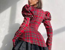 Сукня з об'ємними рукавами + спідниця з воланами Сукня з об'ємними рукавами + спідниця з воланами | PUSHKA SHOP