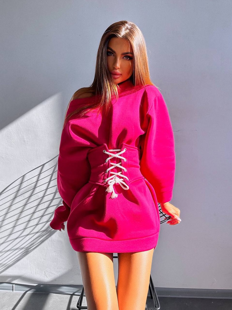 Тепле затишне худі over-size на флісі + корсет на шнурівці Можна носити з корсетом та без Тепле затишне худі over-size на флісі + корсет на шнурівці Можна носити з корсетом та без | PUSHKA SHOP