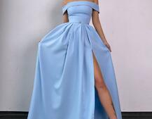 Сукня максі з відкритими плечима  | PUSHKA SHOP